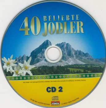 2CD Various: 40 Beliebte Jodler 596178