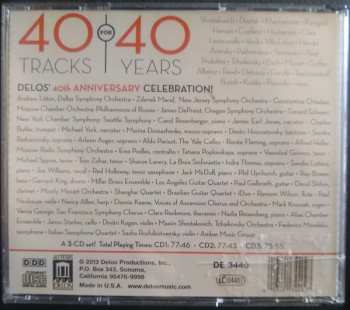 3CD Various: 40 Tracks For 40 Years (Delos' 40th Anniversary Celebration!) 644182