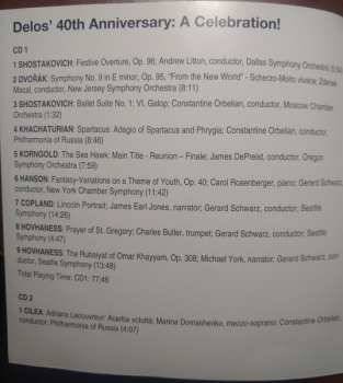 3CD Various: 40 Tracks For 40 Years (Delos' 40th Anniversary Celebration!) 644182