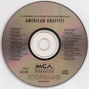 2CD Various: 41 Original Hits From The Soundtrack Of American Graffiti 626136