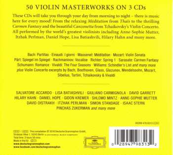 3CD Various: 50 Violin Masterworks 551665