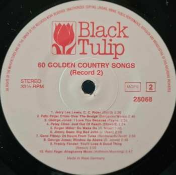 3LP/Box Set Various: 60 Golden Country Songs 639169