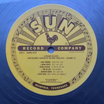 LP Various: A Decade In Love: Sun Records Curated By Record Store Day - Volume 10 593179