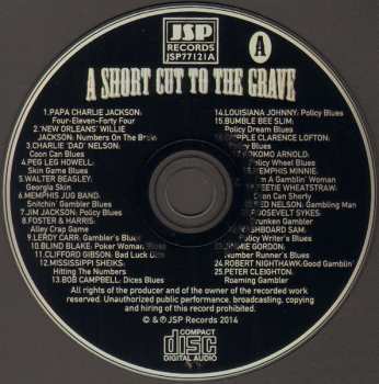 4CD/Box Set Various: A Short Cut To The Grave (Gin, Justice, Jail & Judgement 1924-1942) 522221