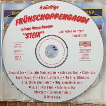 2CD Various: A Zünftige Frühschoppen-Gaudi 584219