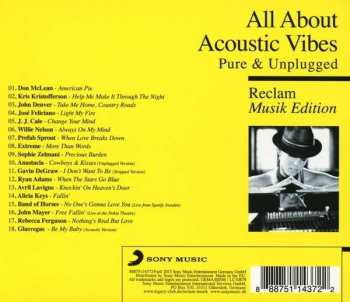 CD Various: All About Acoustic Vibes (Pure & Unplugged) 588095