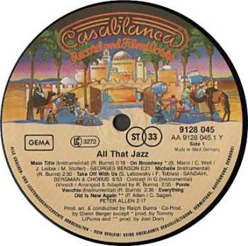 LP Various: All That Jazz - Music From The Original Motion Picture Soundtrack 636619