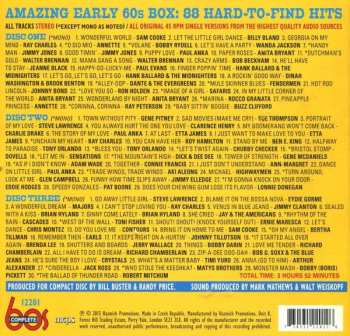 3CD Various: Amazing Early 60s Box: 88 Hard To Find Hits 516861