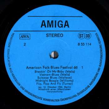 LP Various: American Folk Blues Festival 66 (1) 575518