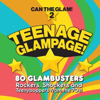 4CD/Box Set Various: Teenage Glampage! (80 Glambusters Rockers, Shockers And Teenyboppers From The 70's!) 437849