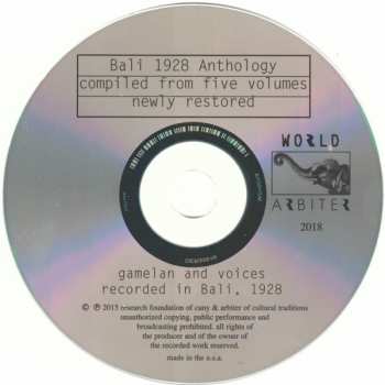 CD Various: Bali 1982 - Anthology: The First Recordings 382197