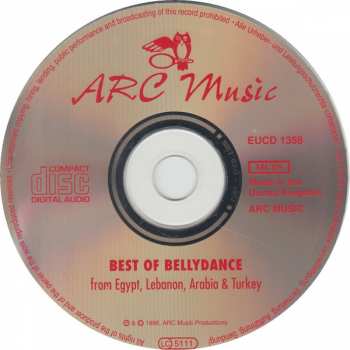 CD Various: Best Of Bellydance - From Egypt, Lebanon, Arabia, Turkey 350915