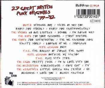 CD Various: Bored Teenagers Vol.5: 27 Great British Punk Originals '77-'82 195973