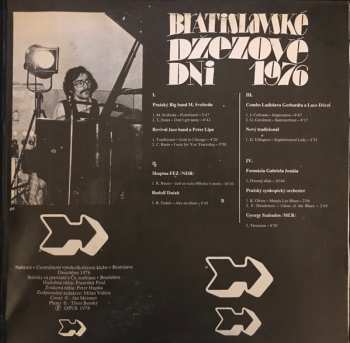 2LP Various: Bratislavské Džezové Dni 1976 629438