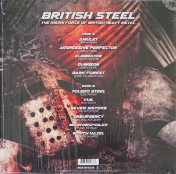 LP Various: British Steel (The Rising Force Of British Heavy Metal) CLR 596560