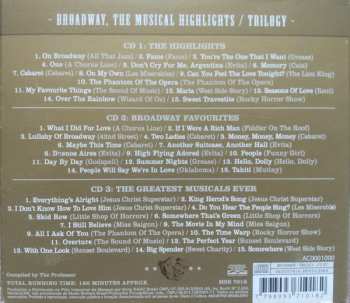 3CD Various: Broadway, The Musical Highlights / Trilogy 417228