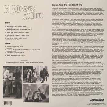 LP Various: Brown Acid: The Fourteenth Trip (Heavy Rock From The Underground Comedown) 609126