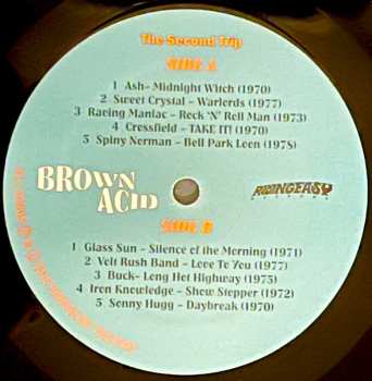 LP Various: Brown Acid: The Second Trip (Heavy Rock From The Classic Comedown Era) 614244