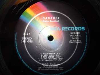 LP Various: Cabaret / Original Sound Track Recording 631168