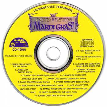 CD Various: Cajun & Zydeco Mardi Gras! 335559