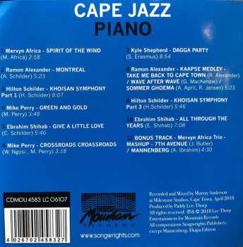 CD Various: Cape Jazz Piano 559654