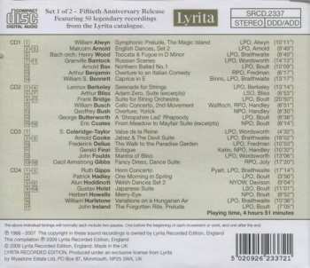 4CD Various: Celebrating 50 Years Devoted To British Music (Set One: William Alwyn ~ John Ireland) 268421