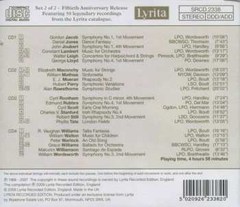 4CD Various: Celebrating 50 Years Devoted To British Music (Set Two: Gordon Jacob ~ William Wordsworth) 477126