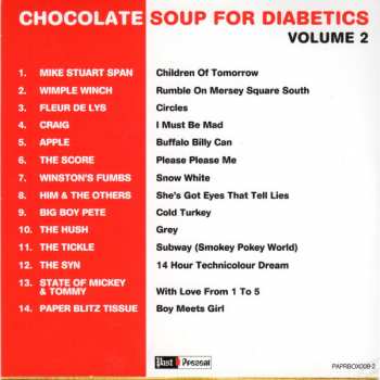 5CD/Box Set Various: Chocolate Soup For Diabetics Volumes 1-5 282923