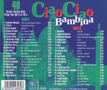 2CD Various: Ciao Ciao Bambina - 40 Great Italian Hits From The 60's & 70's 331819