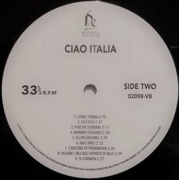 LP Various: Ciao Italia - Great Songs Of Italy 71947