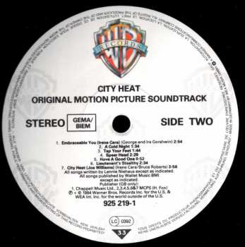 LP Various: City Heat ( Original Motion Picture Sound Track ) 644791