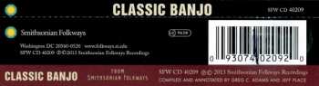 CD Various: Classic Banjo (From Smithsonian Folkways) 422635