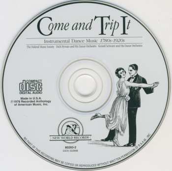 CD Various: Come And Trip It: Instrumental Dance Music, 1780s-1920s 346856