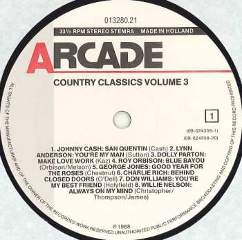 LP Various: Country Classics Volume 3 521641