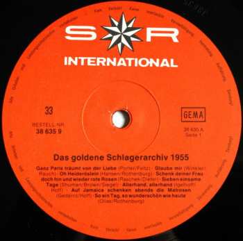 LP Various: Das Goldene Schlager-Archiv - Die Hits Des Jahres 1955 535194