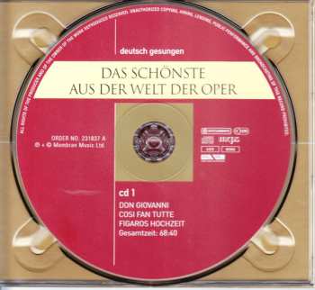 2CD Various: Das Schönste Aus Der Welt Der Oper | Don Giovanni, Cosí Fan Tutte, Figaros Hochzeit, Orpheus Und Eurydike, Iphigenie In Aulis, Iphigenie Auf Tauris, Norma U. A. DIGI 562175