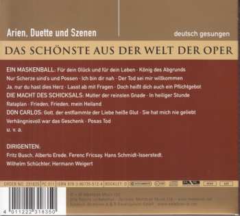 2CD Various: Das Schönste Aus Der Welt Der Oper/Ein Maskenball/Die Macht Des Schicksals/Don Carlos DIGI 635880