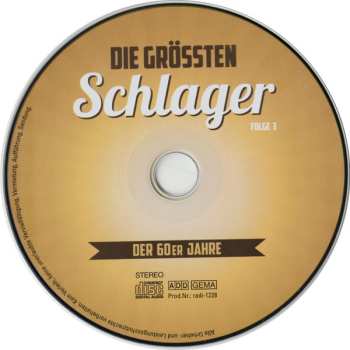 CD Various: Die Grössten Schlager Der 60er Jahre, Folge 3 645744