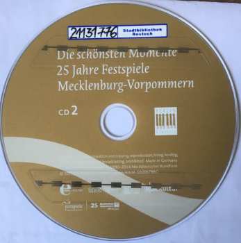 2CD Various: Die Schönsten Momente 25 Jahre Festspiele Mecklenburg-Vorpommern 241899