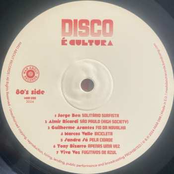 LP Various: Disco É Cultura (Vol. 2) LTD 597921