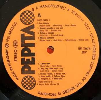 LP Various: Disco Party 2. 551604