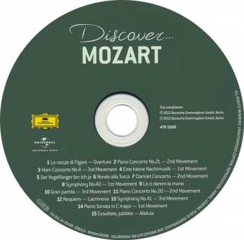 CD Various: Discover ... Mozart 321689