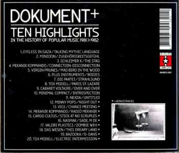 CD Various: Dokument+ Ten Highlights (In The History Of Popular Music 1981 > 1982) 610153