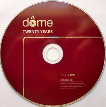 3CD Various: Dome Twenty Years 93198