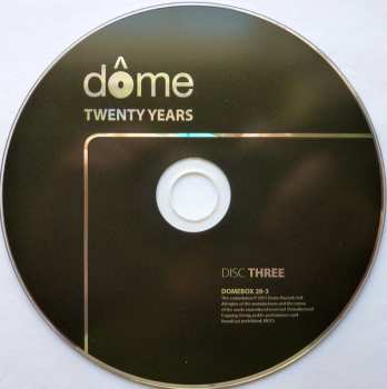 3CD Various: Dome Twenty Years 93198