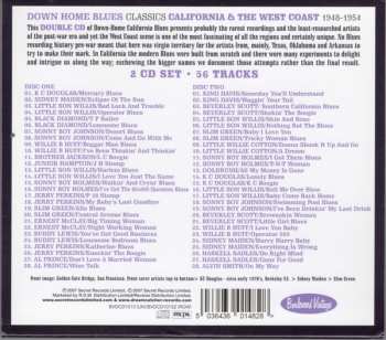 2CD Various: Down Home Blues Classics Volume 4 California & The West Coast 1948 - 1954 271543