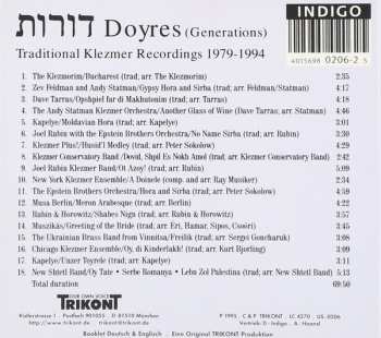 CD Various: דורות = Doyres = Generations (Traditional Klezmer Recordings 1979-1994) 587190