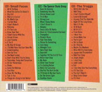 3CD Various: Dreamboats And Petticoats Presents... Small Faces / The Spencer Davis Group / The Troggs 582225