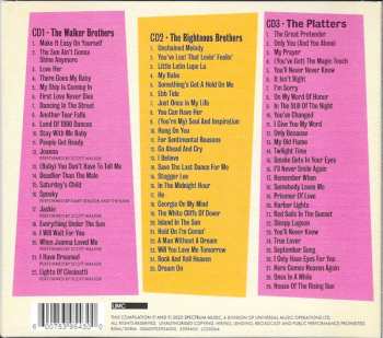 3CD Various: Dreamboats & Petticoats Presents... The Walker Brothers / The Righteous Brothers / The Platters 566318