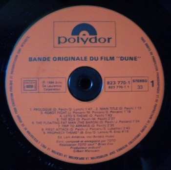 LP Various: Dune (Bande Originale Du Film = Original Soundtrack Recording) 671470